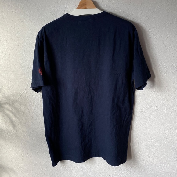 45rpm& Tee size Indigo Garment dyed Tee 6 XL - Picture 4 of 5